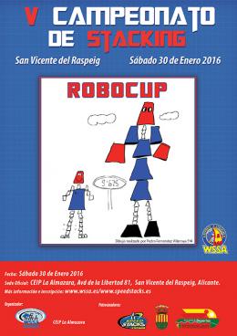 Cartel V CAMPEONATO STACKING SAN VICENTE DEL RASPEIG 2016